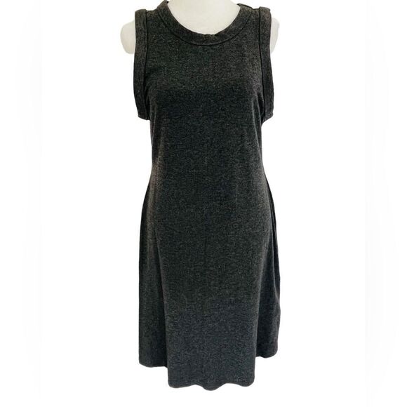 NWT PREMISE Cut and Sew dress, Heather Graphite, sleeveless tank style, size L - Picture 1 of 7